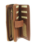 ANTIBES 19CM FRONT ZIP WITH FLAP 220070-TAN