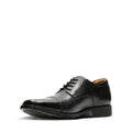 Clarks Mans Shoe Tilden Cap Black - 7.5