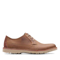 Clarks Mans Shoe Vargo Mid  Dark Tan - 8.5