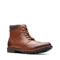 Clarks Mans Boot Currington Mid Brown - 8.5