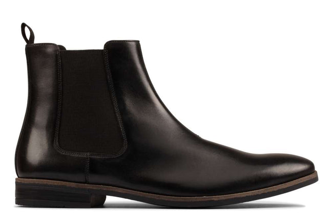Clarks Mans Boot Stanford Top Black - 8.5