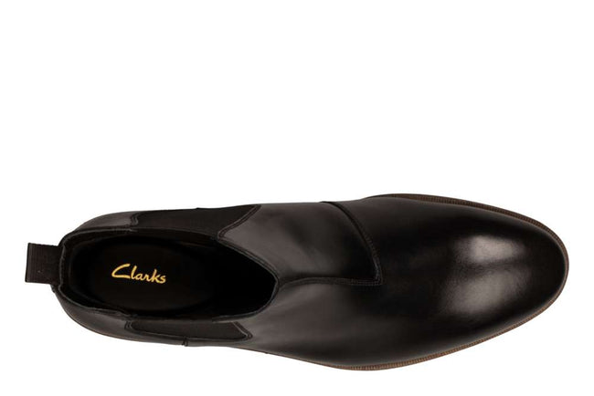 Clarks Mans Boot Stanford Top Black - 10.5