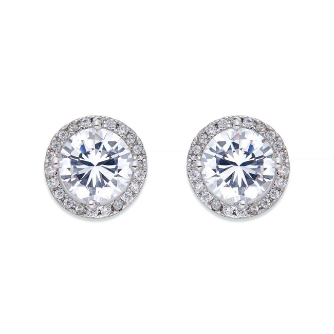 Shira Earrings Crystal Stud 13-142