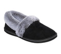 SKECHERS LADIES SLIPPER COSY CAMPFIRE-BLACK
