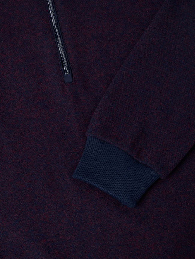 DRIFTER 1/2 ZIP 523-55150-WINE