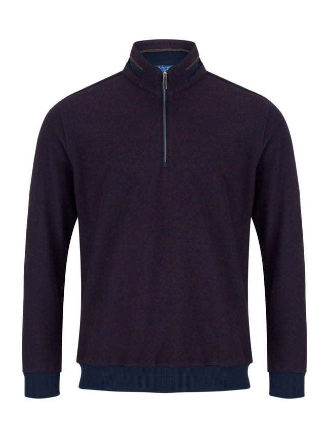 DRIFTER 1/2 ZIP 523-55150-WINE