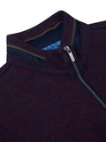 DRIFTER 1/2 ZIP 523-55150-WINE
