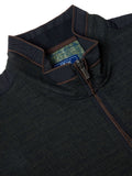 1/2 ZIP SWEATSHIRT MARL 523-55154-BLACK MIX