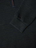 1/2 ZIP SWEATSHIRT MARL 523-55154-BLACK MIX