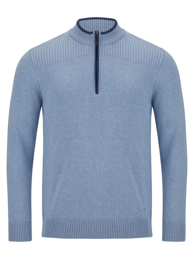 DRIFTER 1/2 ZIP COTTON 123-55315