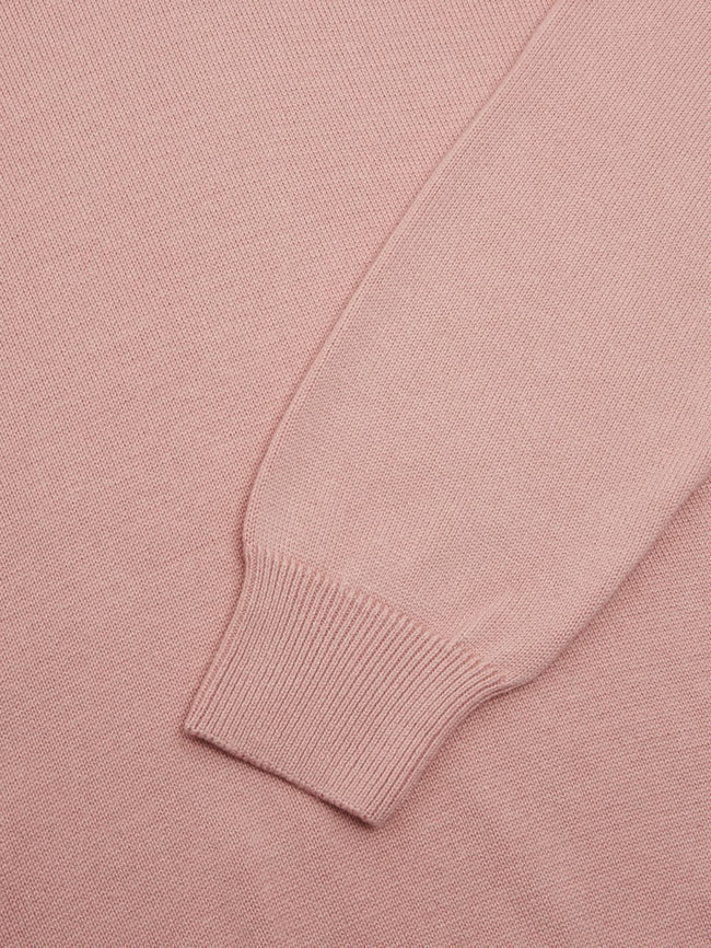 DRIFTER KNITWEAR  V-NECK COTTON 123-55599-LIGHT PINK