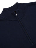 DRIFTERS 1/2 ZIP KNITWEAR 513-55962-NAVY