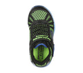 SKECHERS S LIGHTS ILUMI BOYS 401520-BLACK JUNIOR SIZES