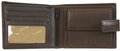 ELBE 12CM TABBED BILLFOLD 4201003-BROWN