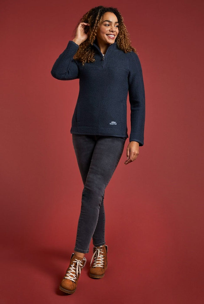 ARIA 1/2 ZIP MACARONI TOP 12155