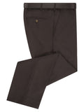 Douglas & Grahame Classic Wool Trousers 70483/46 - Brown Reg, 36