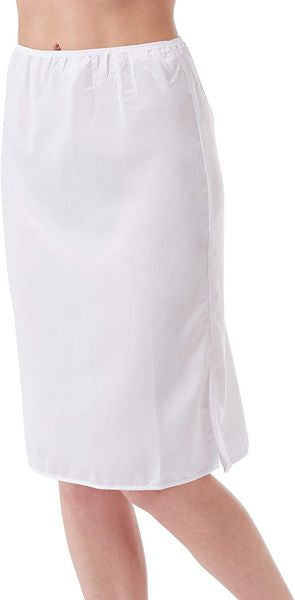 MARLON LADIES 1/2 SLIP 24" -WHITE