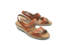 LADIES DOUBLE VELCRO COMFORT ELSIE-TERRACOTTA