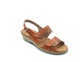 LADIES DOUBLE VELCRO COMFORT ELSIE-TERRACOTTA