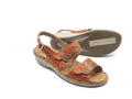 LADIES DOUBLE VELCRO COMFORT ELSIE-TERRACOTTA