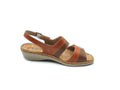 LADIES DOUBLE VELCRO COMFORT ELSIE-TERRACOTTA