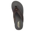 SKECHERS PELEM EMIRO TOE POST 65093-CHOCOLATE