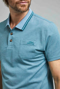 WEIRDFISH HARLOW POLO SHIRT 18467-PETROL