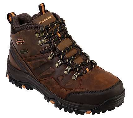 Skechers Mens Boot Waterproof Traven Brown - 7