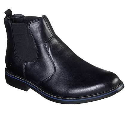 Skechers Mens Boot Morago Black - 7