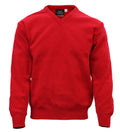 Hunter Red Acrylic V-neck Jumper