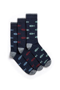 WEIRD FISH MENS 3 PACK SOCKS RONAN 18712