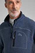 CADDIS 1/4 ZIP MACARONI 12161-NAVY