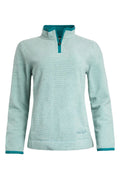 GEORGINA 1/2 ZIP COZY FLEECE 19170-SEA GREEN