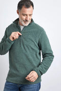 ERRILL 1/2 ZIP TEXTURED FLEECE 18759 / 19085-GREEN