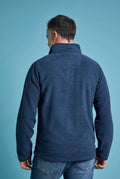 ERRILL 1/2 ZIP TEXTURED FLEECE 18759 / 19085-NAVY