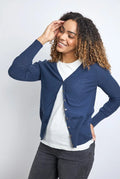 CURRAN ORGANIC CARDIGAN 19161-NAVY