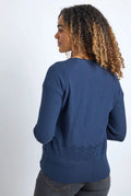 CURRAN ORGANIC CARDIGAN 19161-NAVY