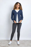 CURRAN ORGANIC CARDIGAN 19161-NAVY