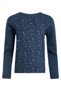 Angra Recycled Organic Embroidered Crew Neck Sweatshirt 19159-NAVY