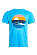 SUNRISE GRAPHIC T-SHIRT 19107-BLUE