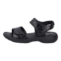 DEBRA 58 DOUBLE VELCRO SANDAL 76758-BLACK