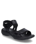 DEBRA 58 DOUBLE VELCRO SANDAL 76758-BLACK