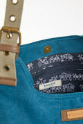 Burford Canvas Shoulder Bag Majolica Blue