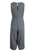 NALANI VISCOSE PRINT JUMPSUIT 19130-NAVY PATTERN