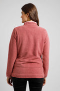 GEORGINA 1/4 ZIP COZY FLEECE 19170-PINK