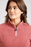 GEORGINA 1/4 ZIP COZY FLEECE 19170-PINK
