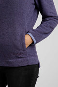 GEORGINA 1/4 ZIP COZY FLEECE 19170-PURPLE