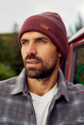 GILMER REVERSIBLE STRIPE BEANIE 18961-SANGRIA