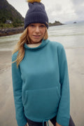 SYCAMORE WAFFLE FLEECE SWEAT 19456-TEAL