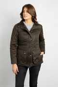 ACER ECO PIGMENT WADDED JACKET 19476-CHOCOLATE